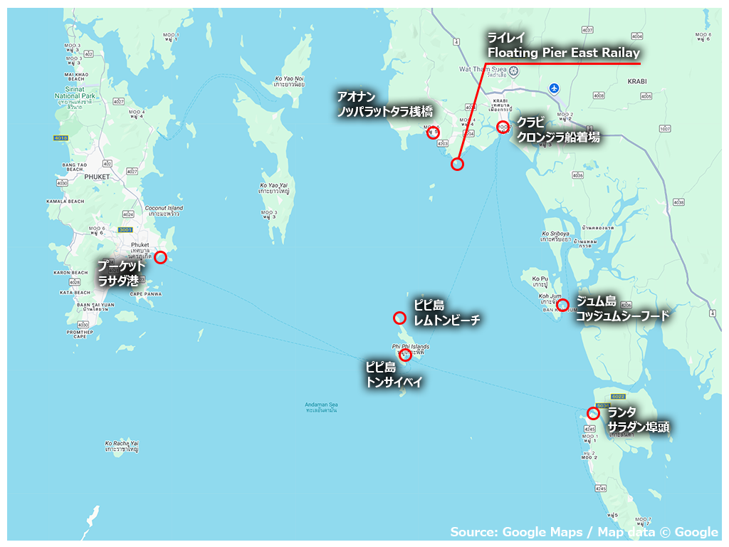 アンダマン海全体図です。