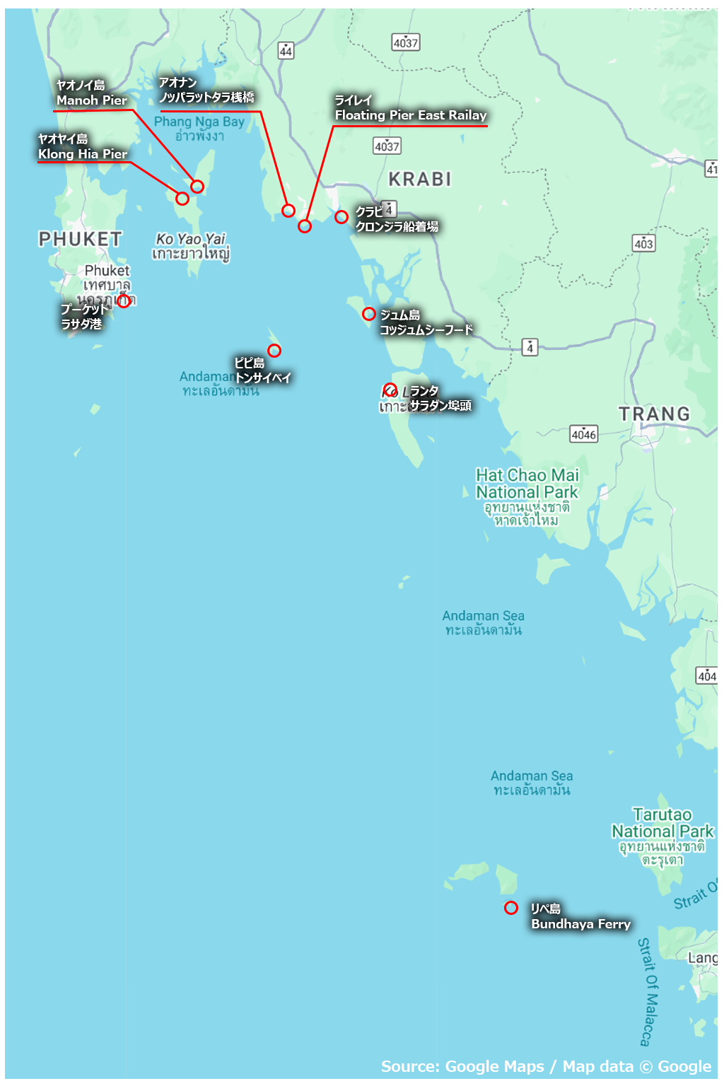アンダマン海全体図です。