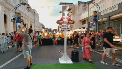 2025年12月15日・Chartered Walking Street (パンガー通り)の風景