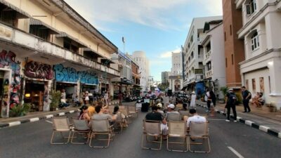 2025年12月15日・Chartered Walking Street (パンガー通り)の風景