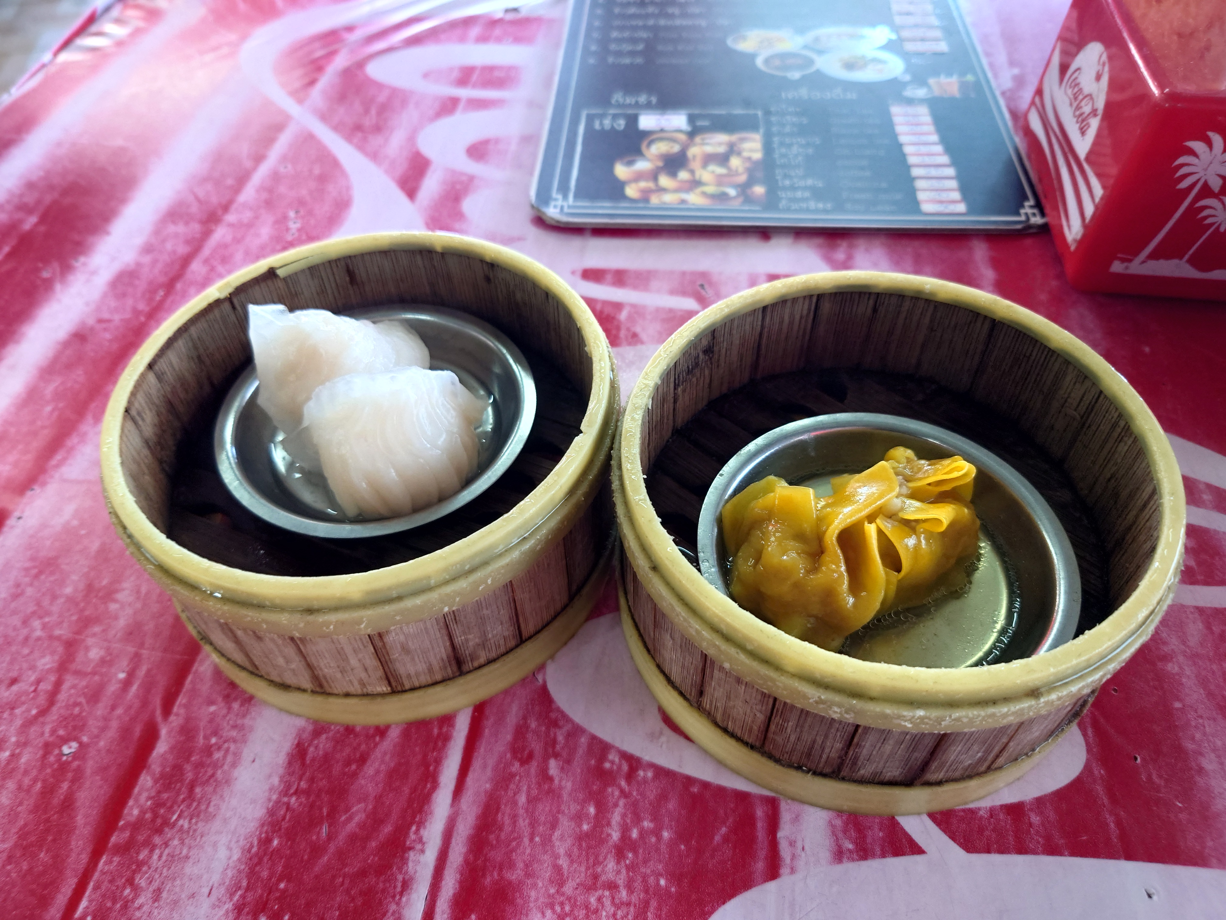 パトンビーチのティムサム屋 (Dim Sum Kee Aon / ติ่มซำขี้อ้อน )