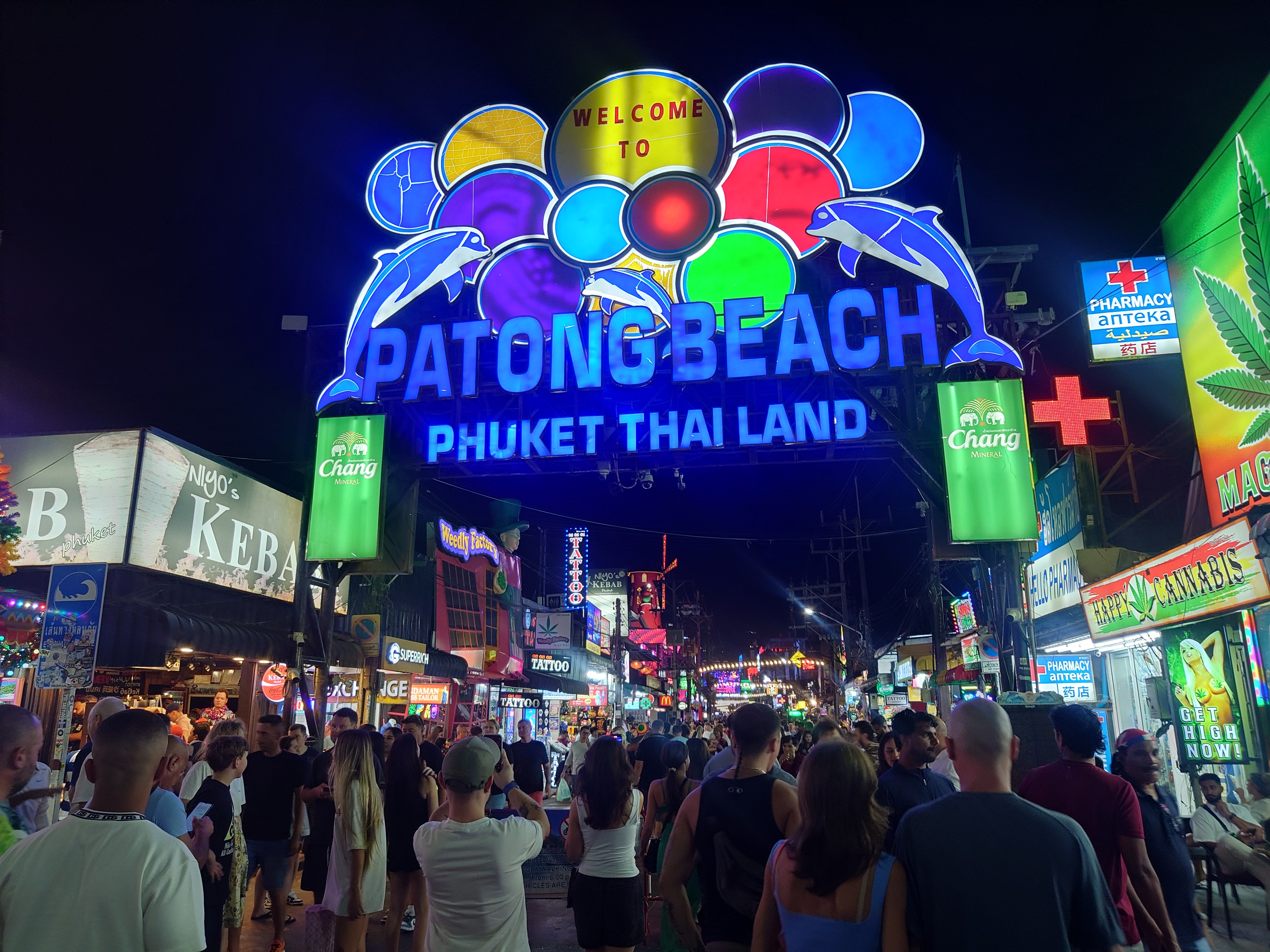 2025年01月のバングラ通り (Bangla Road)・バーチャルツアー (VR)