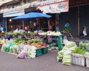 プーケット島・プーケットタウン・ラノーン通り ( Soi Phisai Sapphakit )の青空市場